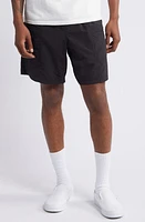 Obey Route Belted Nylon Shorts Black at Nordstrom,