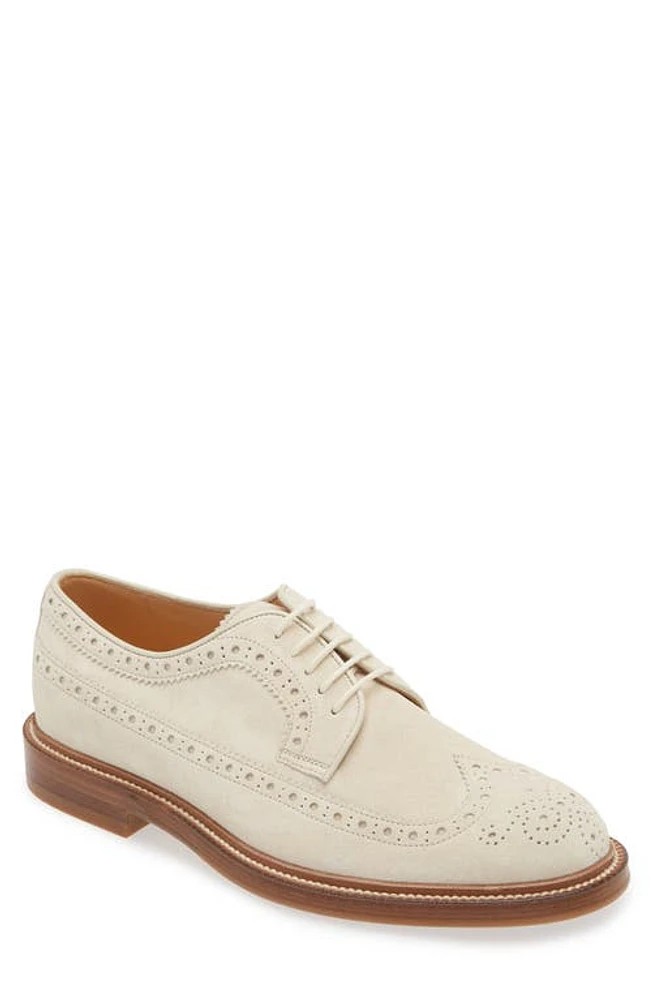 Brunello Cucinelli Longwing Derby Off White at Nordstrom,