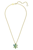 Swarovski Gema Floral Pendant Necklace in Green at Nordstrom