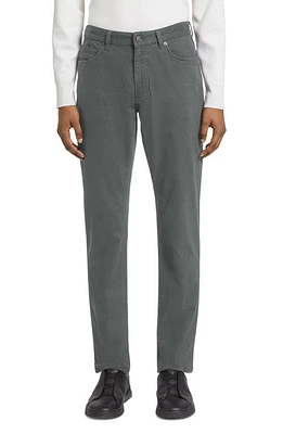 ZEGNA City Fit Stretch Cotton Pants at Nordstrom