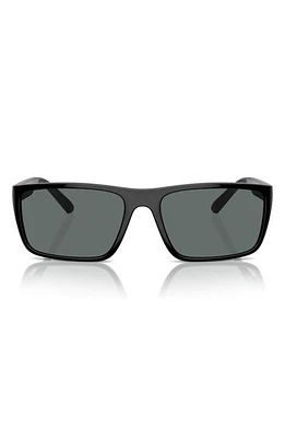 x Scuderia Ferrari 59mm Rectangular Sunglasses in Black at Nordstrom