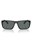 x Scuderia Ferrari 59mm Rectangular Sunglasses in Black at Nordstrom