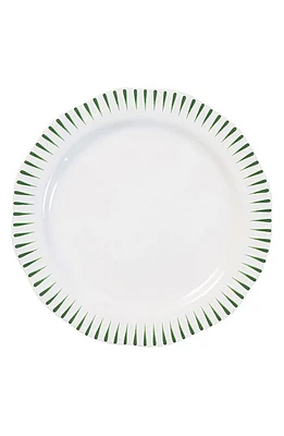 Juliska Sitio Stripe Dinner Plate in Basil at Nordstrom