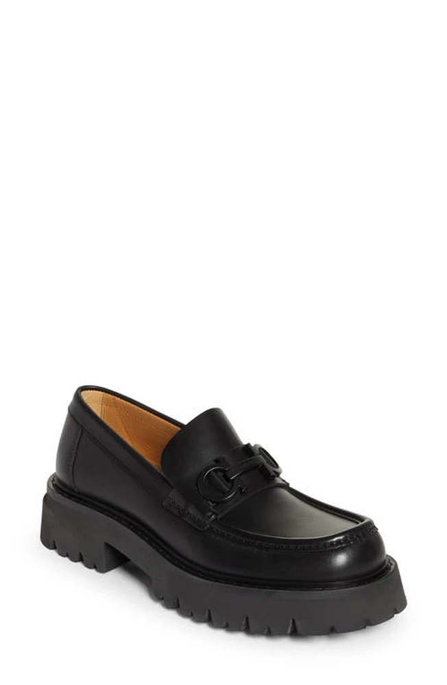 FERRAGAMO Florian Platform Loafer Nero at Nordstrom,