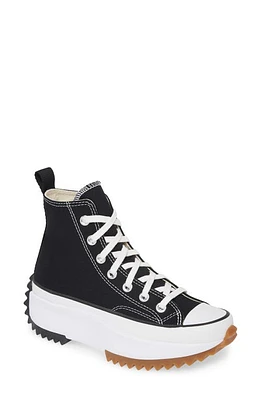 Converse Chuck Taylor All Star Run Hike High Top Platform Sneaker Black/White/Gum at Nordstrom, Women's