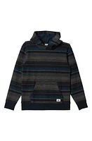 Quiksilver Kids' Great Otway Baha Stripe Hoodie in Midnight Navy at Nordstrom