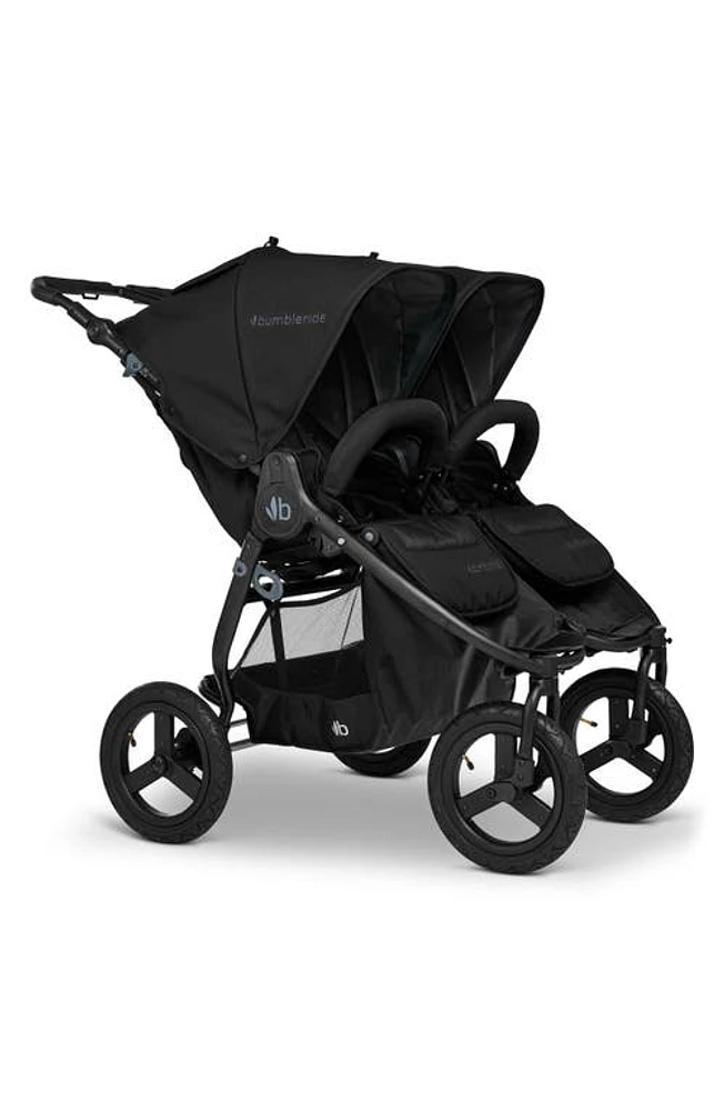 Bumbleride Indie Twin Double Stroller in Black/Black Frame at Nordstrom