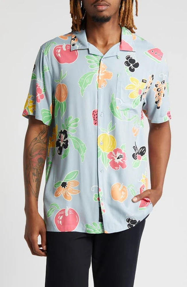 Vans Calmosa Camp Shirt Dusty Blue at Nordstrom,