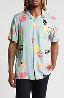 Vans Calmosa Camp Shirt Dusty Blue at Nordstrom,