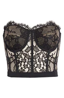 Alexander McQueen Semisheer Strapless Corset Top at Nordstrom, Us