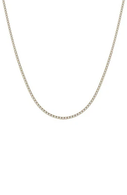 Jennifer Fisher 18K Gold Round Cut Lab Created Diamond Tennis Necklace - 4.0 ctw in 18K Yellow Gold at Nordstrom, Size 15