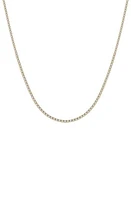 Jennifer Fisher 18K Gold Round Cut Lab Created Diamond Tennis Necklace - 4.0 ctw in 18K Yellow Gold at Nordstrom, Size 15