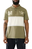 True Religion Brand Jeans Relaxed Panel Polo at Nordstrom,