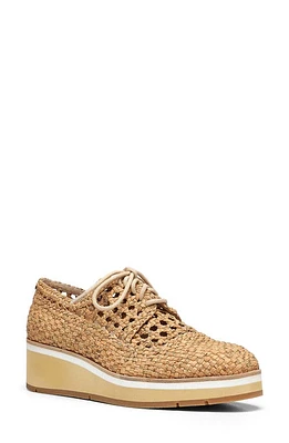 Donald Pliner Napoli Wedge Derby Natural at Nordstrom,