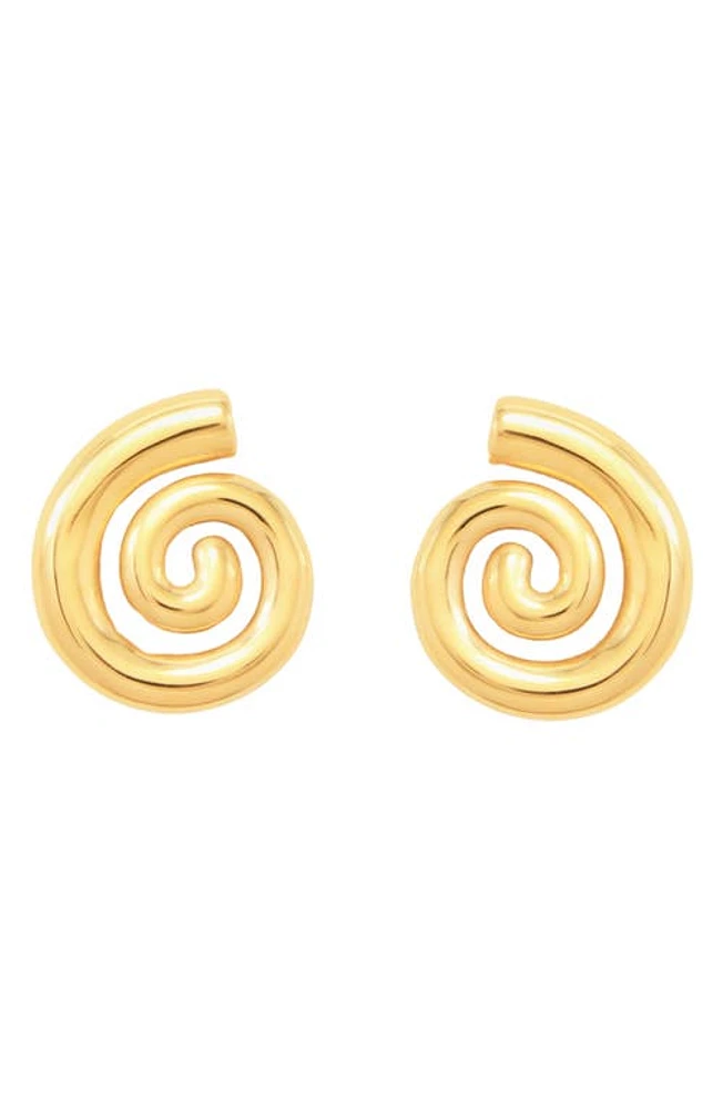 Petit Moments Sciacca Swirl Drop Earrings in Gold at Nordstrom