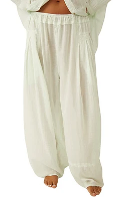 Free People Heat of the Night Semisheer Cotton Lounge Pants at Nordstrom,