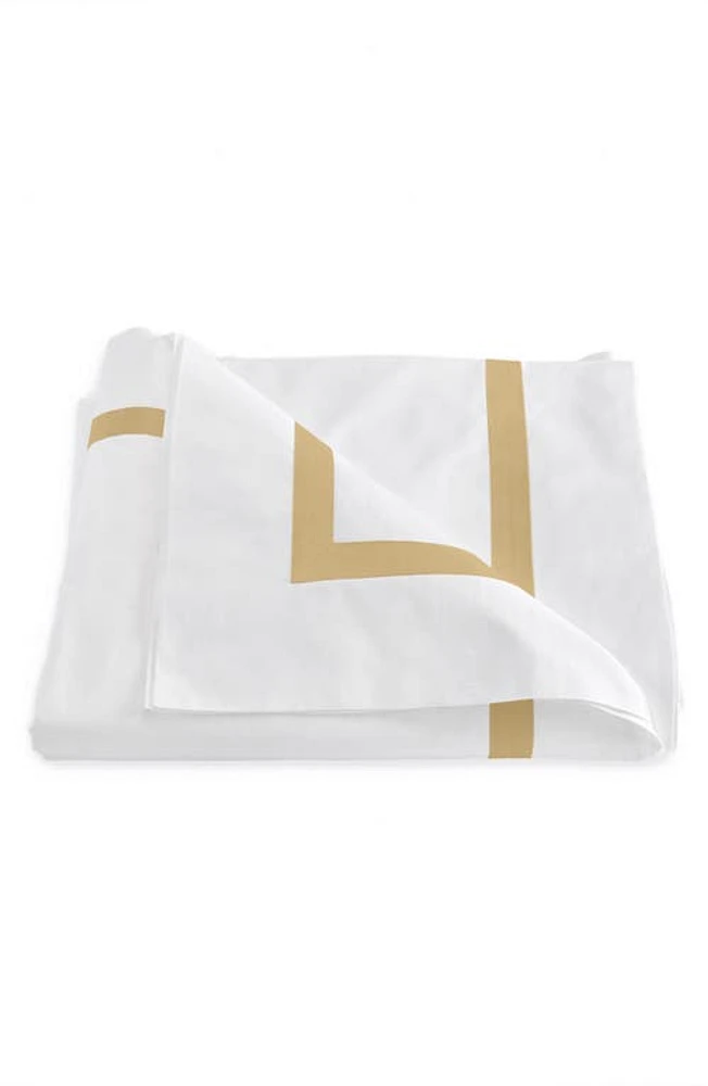 Matouk Lowell Duvet Cover in Honey at Nordstrom, Size Twin