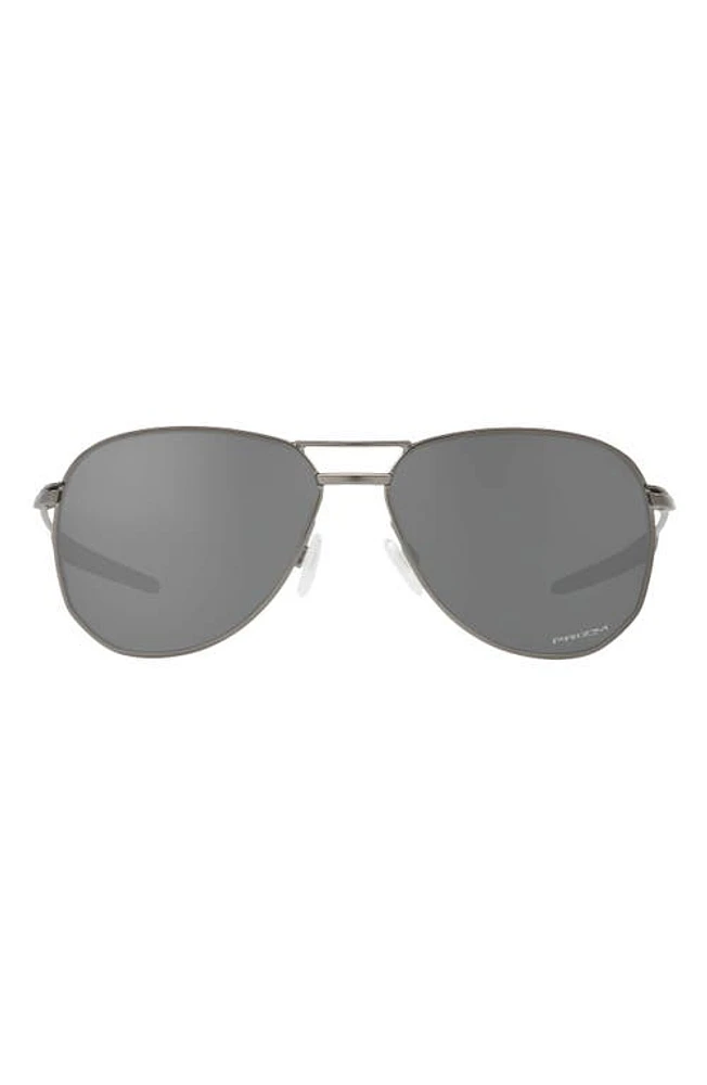 Oakley 57mm Pilot Sunglasses in Matte Gunmetal/Prizm Black at Nordstrom