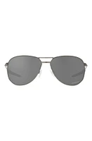 Oakley 57mm Pilot Sunglasses in Matte Gunmetal/Prizm Black at Nordstrom