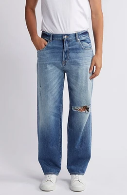 7 For All Mankind Ryan Ripped Straight Leg Jeans Exclusive at Nordstrom,