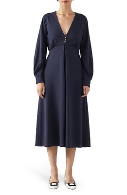 LK Bennett Jenny Long Sleeve Dress Midnight at Nordstrom, Us