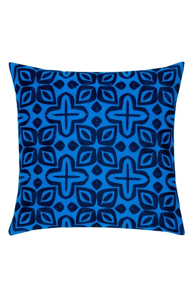 Rochelle Porter Beauty Cotton Accent Pillow in Peacock/Indigo at Nordstrom, Size 20X20