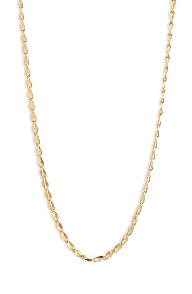 Nordstrom Tinsel Chain Link Necklace in 14K Gold Plated at Nordstrom