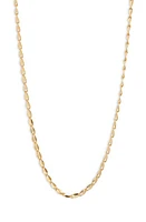 Nordstrom Tinsel Chain Link Necklace in 14K Gold Plated at Nordstrom