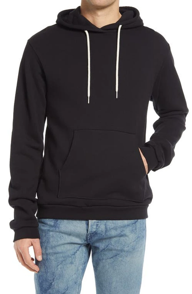 John Elliott Beach Relaxed Fit Hoodie Black at Nordstrom,