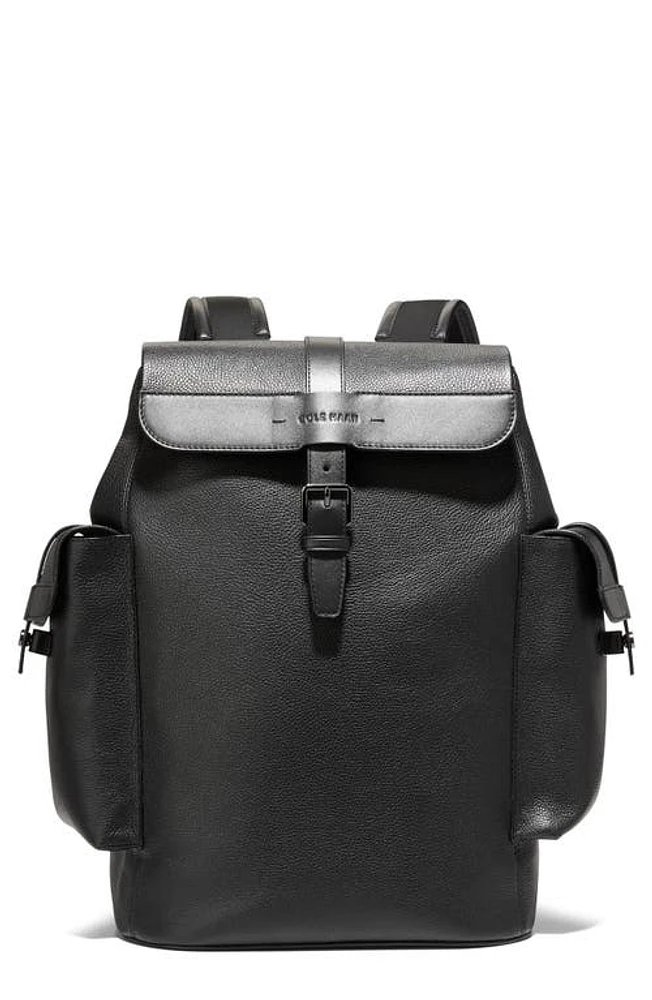 Cole Haan Triboro Leather Backpack in Black at Nordstrom