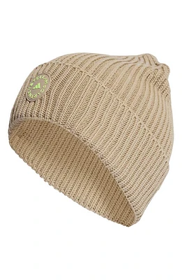 adidas by Stella McCartney Cuff Knit Beanie in Trace Khaki/Signal Green at Nordstrom