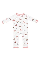 Kyte BABY Zip-Up Romper in Butterfly at Nordstrom