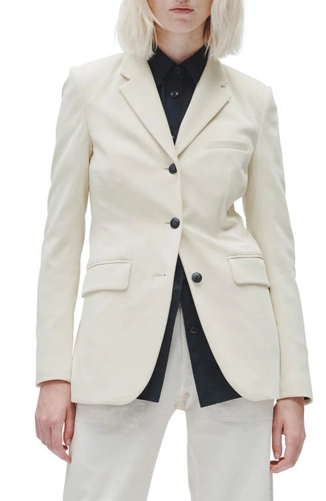 rag & bone Cadence Italian Tweed Blazer Ivory at Nordstrom,