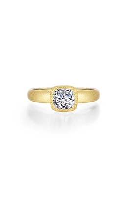 Lafonn Cushion Cut Simulated Diamond Ring in White at Nordstrom