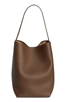 The Row Park North/South Leather Tote in Dark Olive at Nordstrom