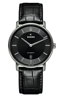 RADO DiaMaster Automatic Leather Strap Watch