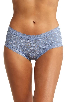 Hanky Panky X-Dye Leopard Print Lace Boyshorts at Nordstrom,