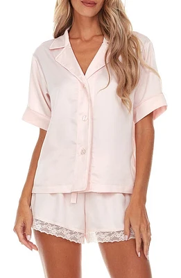 Flora Nikrooz Selena Satin Charmeuse Short Pajamas at Nordstrom,