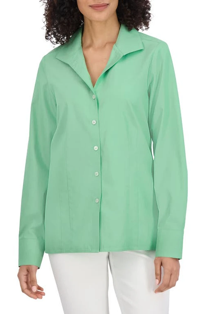 Foxcroft Katie Cotton Button-Up Shirt at Nordstrom,