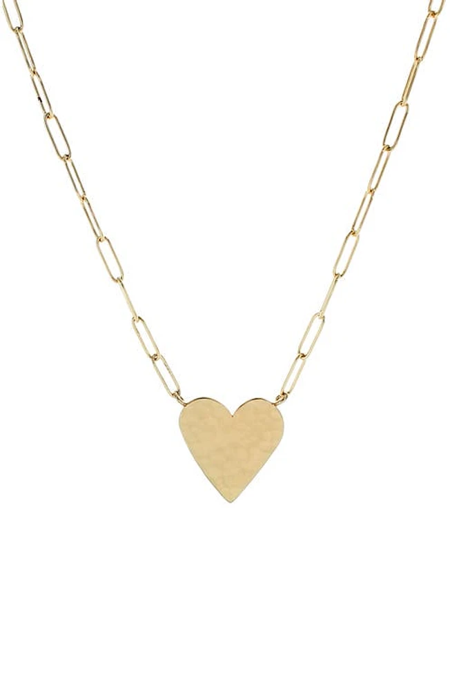 Panacea Heart Pendant Necklace in Gold at Nordstrom