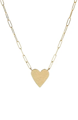 Panacea Heart Pendant Necklace in Gold at Nordstrom