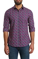 Jared Lang Trim Fit Floral Button-Up Shirt at Nordstrom,