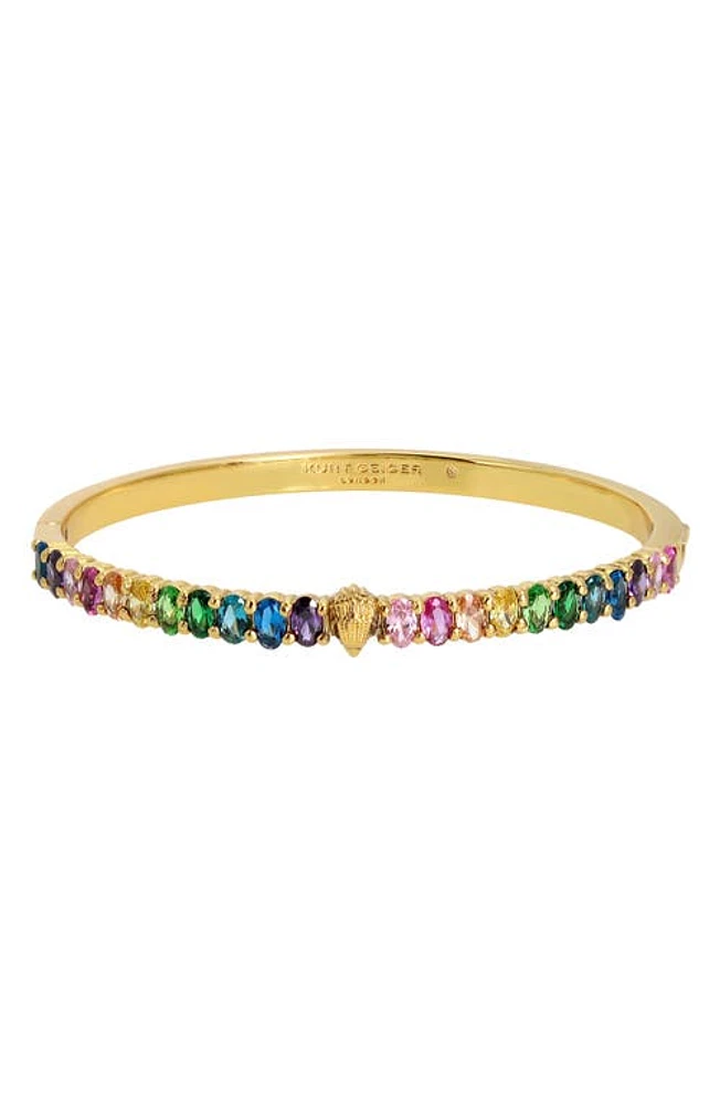 Kurt Geiger London Eagle Crystal Bangle in Gold Multi at Nordstrom