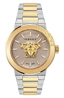 Versace Medusa Infinite Bracelet Watch, 47mm in Two Tone at Nordstrom