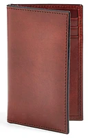 Bosca Old Leather Card Case in Dark Brown at Nordstrom