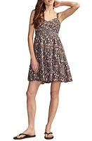 Lucky Brand Floral Minidress Raven Multi at Nordstrom,