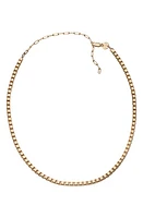 Jennifer Zeuner Rima Box Chain Necklace in Gold Vermeil at Nordstrom