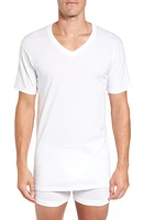 Nordstrom 4-Pack Regular Fit Supima Cotton V-Neck T-Shirts White at Nordstrom,