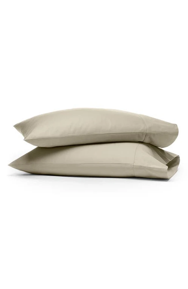 Boll & Branch Set of 2 Signature Hemmed Pillowcases in Oak at Nordstrom