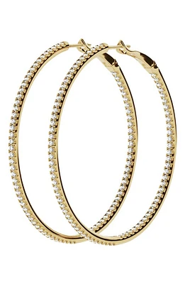 Jennifer Fisher 18K Gold Lab Created Diamond Hoop Earrings in 18K Yellow Gold at Nordstrom